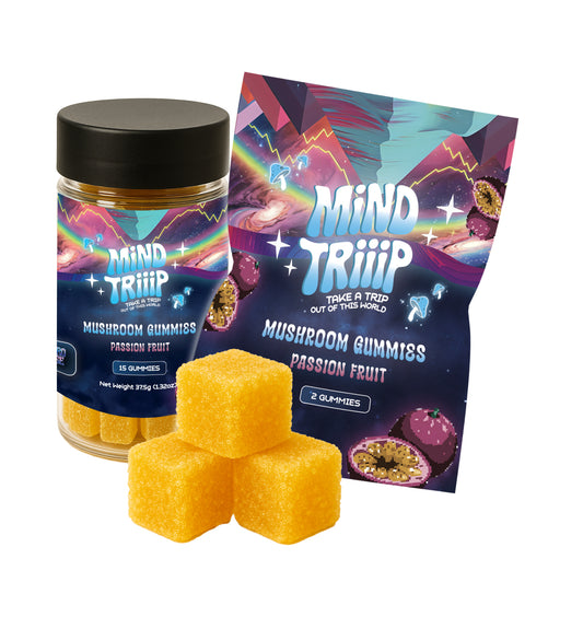 Mushroom Gummies – Passionfruit